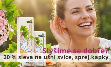 Ušní svíce, sprej, kapky