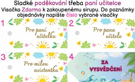 Visačky jako dáreček