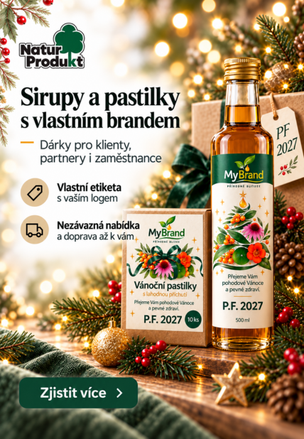 Sirupy a pastily s vlastní etiketou