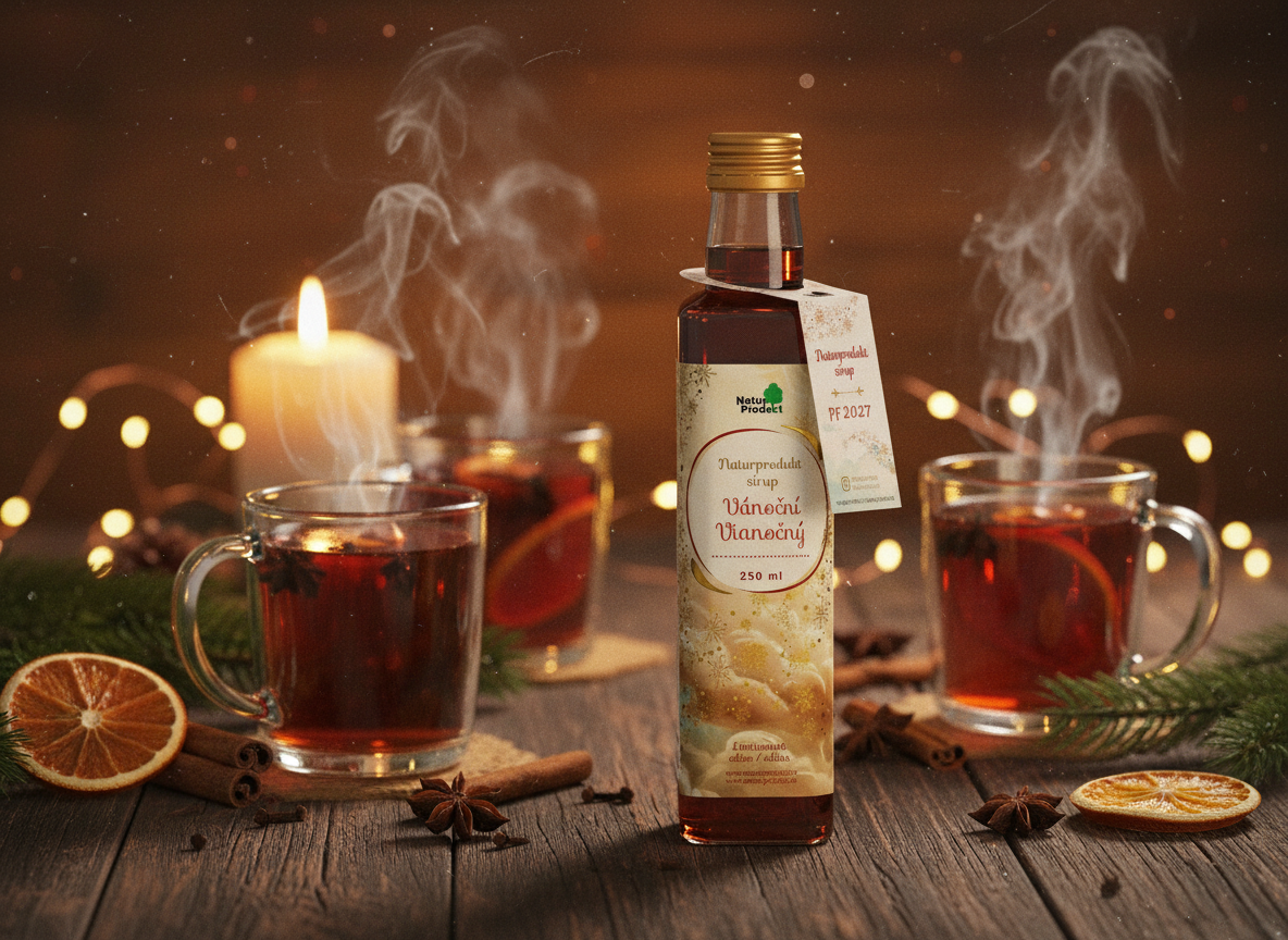 Vánoční sirup na domácí punč