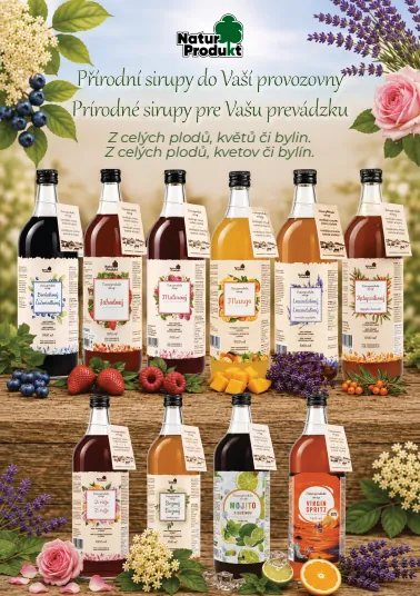 Naturprodukt sirupy v gastro balení 1000 ml