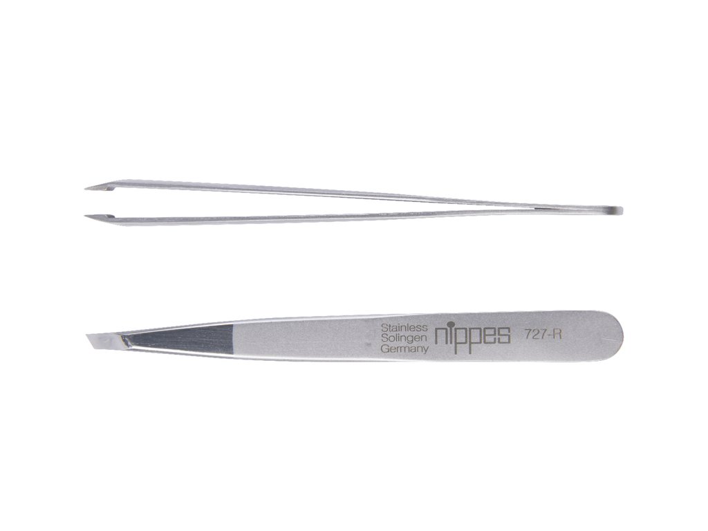 Pinzeta kosm. zkosená, matná, nerez 9,5 cm NIPPES Solingen
