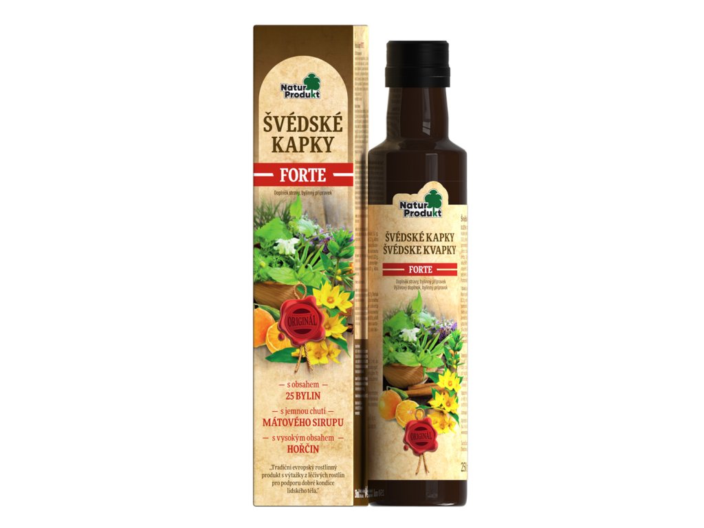 Švédské kapky Forte 250ml Naturprodukt