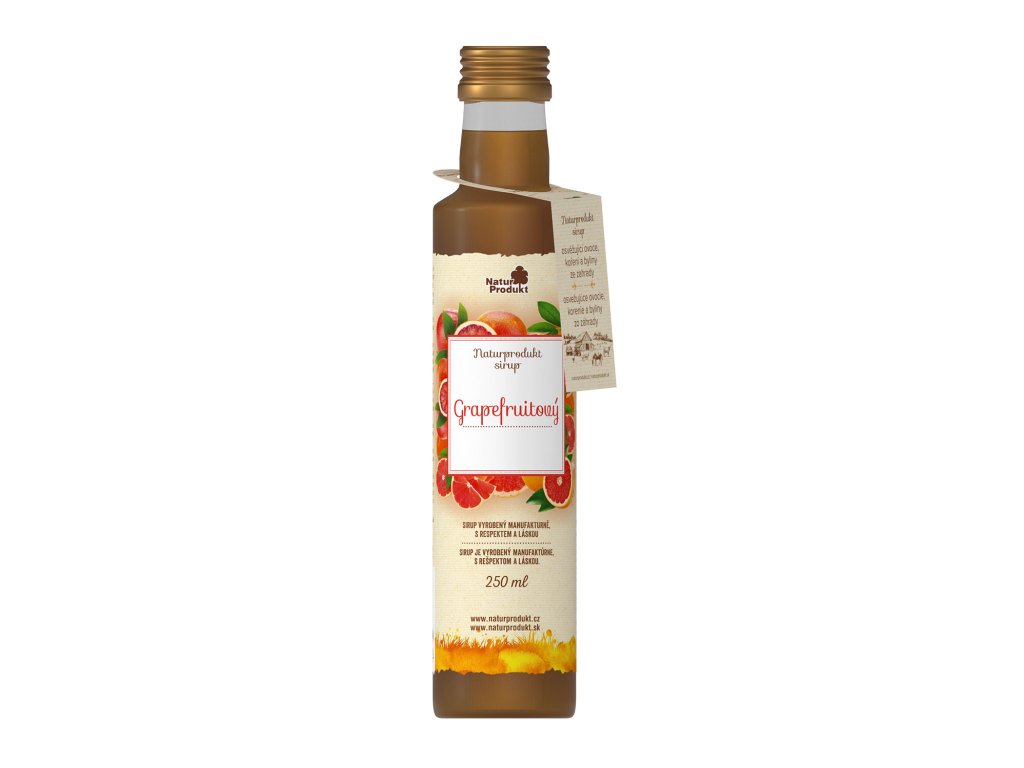 Naturprodukt sirup Grapefruitový 250 ml