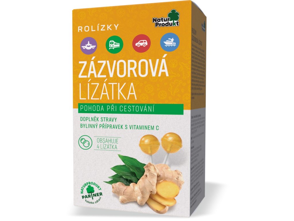 Rolízky zázvorová lízátka