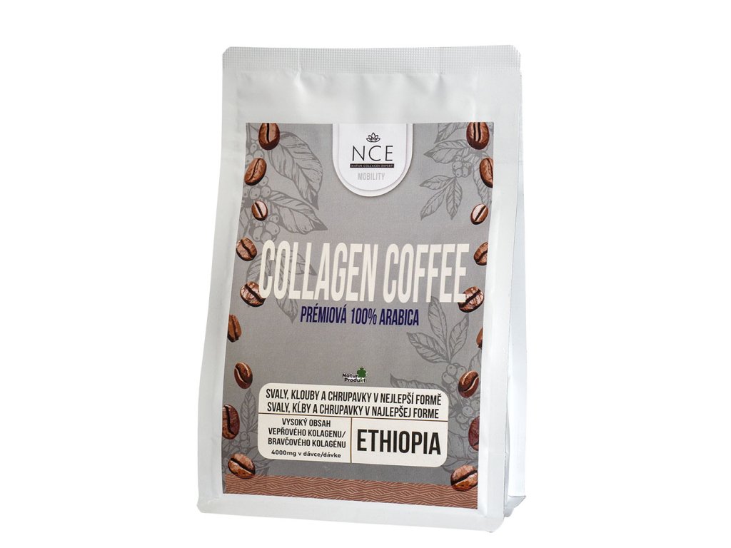 Mletá káva Arabica s hydrolyzovaným kolagenem