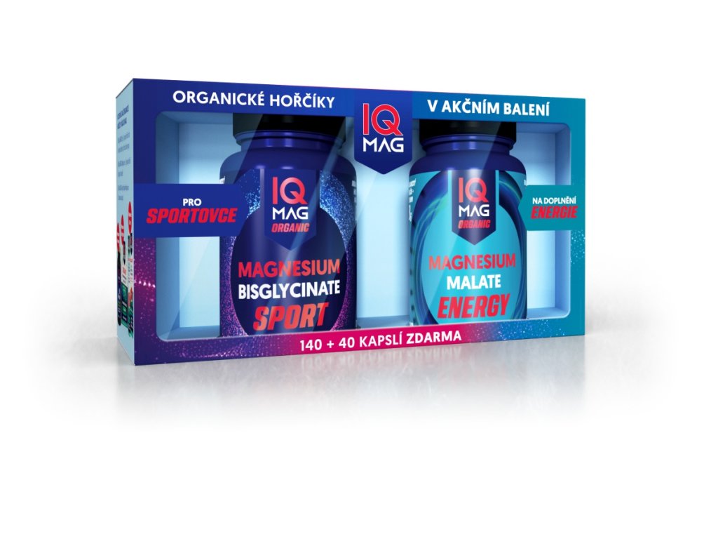 IQ Mag SPORT + ENERGY, 140+40 kapslí zdarma