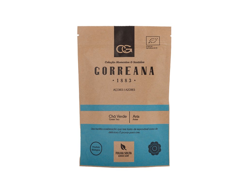 Gorreana Zelený sypaný azorský čaj s anýzem 80 g