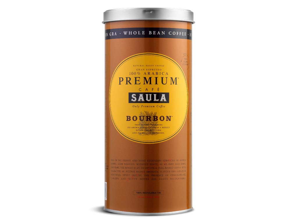 Káva Saula Premium Bourbon, zrno