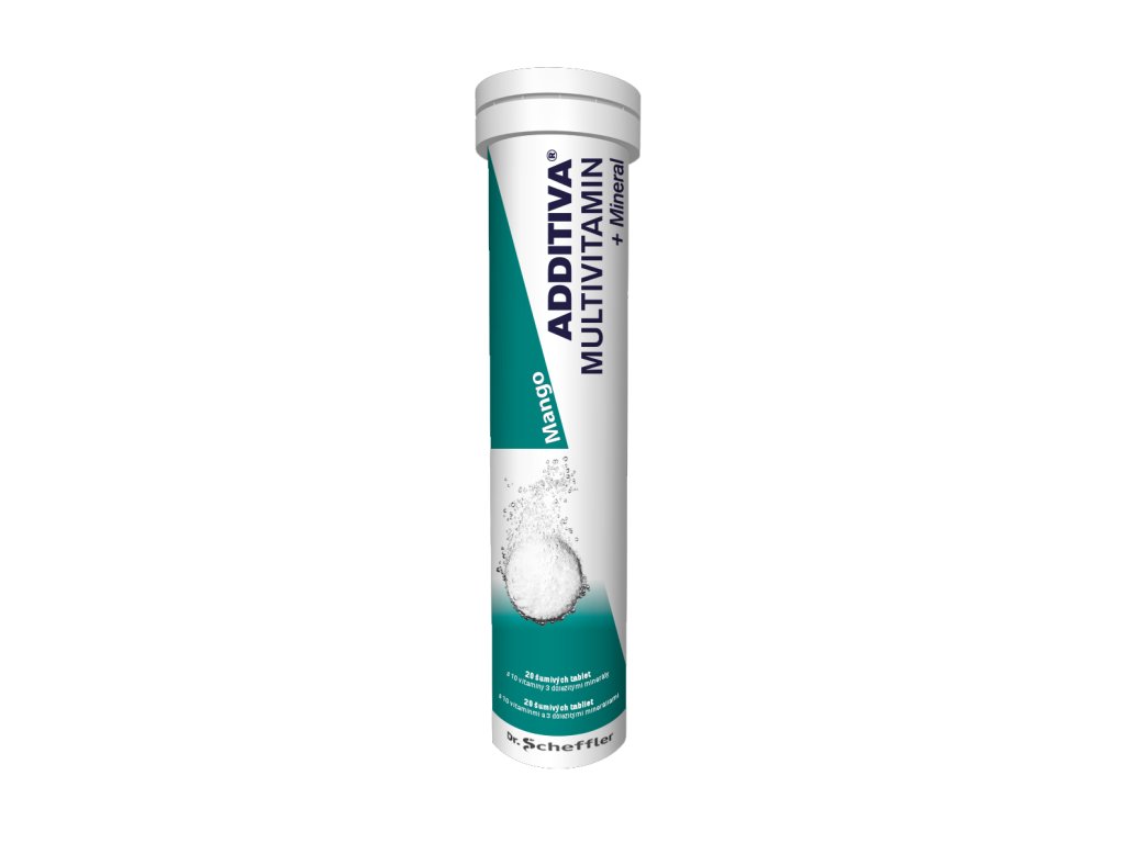 Additiva Multivitamin+Mineral MANGO šum. tablety