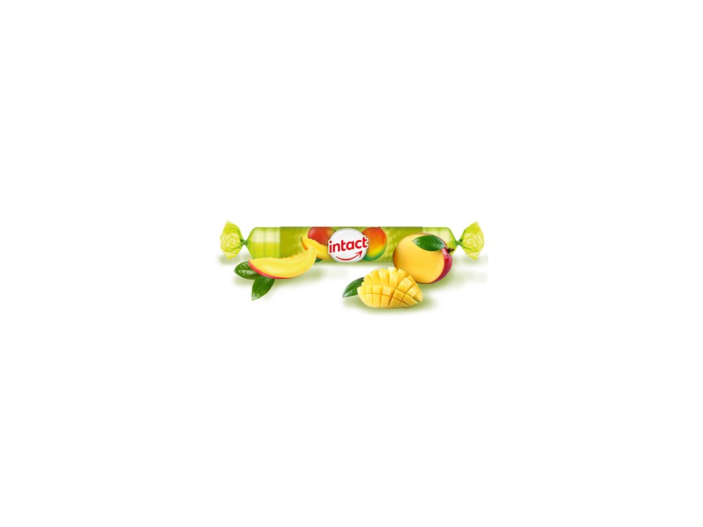 Intact rolička hroznový cukr s vit. C MANGO