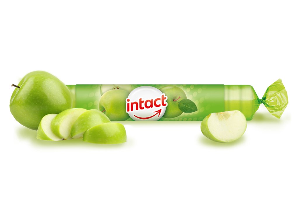 Intact rolička hrozn.cukr s vit. C ZELENÉ JABLKO