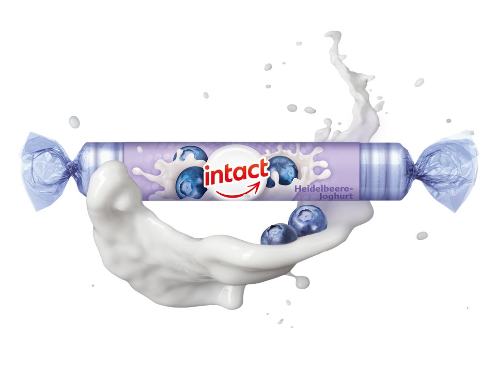 Intact rolička hrozn.cukr s vit.C BORŮVKA-JOGURT