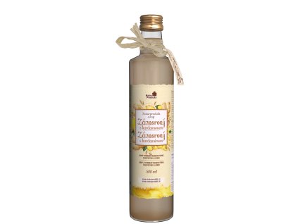 Naturprodukt sirup Zázvorový s kardamomem 500 ml