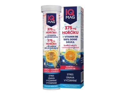 IQ Mag hořčík | magnesium | 375 mg+B6 | rozpustný