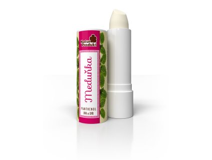 Naturprodukt Bylinný Panthenol balzám na rty-Meduňka