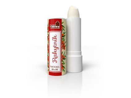 Naturprodukt Bylinný Panthenol balzám na rty-rakytník
