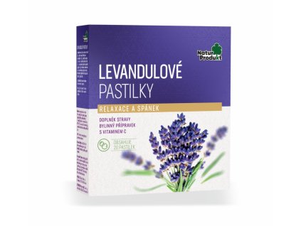 Naturprodukt  Levandulové pastilky 20 past