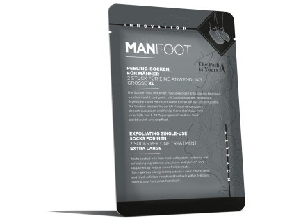 ManFoot Exfoliační ponožky pro muže XL 1 pár