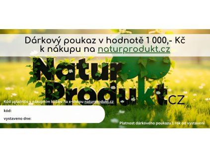 1 Dárkový poukaz 1000 Kč