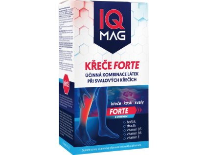 IQ Mag křeče Forte | kombinace látek při svalových křečích