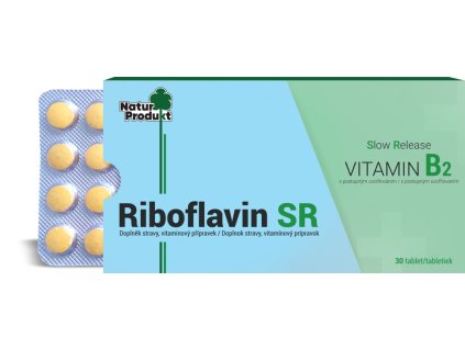 Naturprodukt B2 Riboflavin s postupným uvolňováním