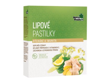 Naturprodukt Lipové pastilky  20 past