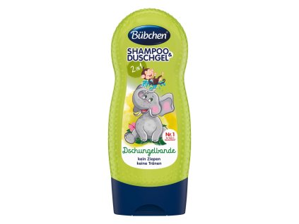 Bübchen Kids Šampon a sprchový gel DŽUNGLE 230 ml