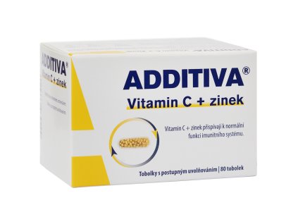 Additiva Vitamin C + zinek 80 ks