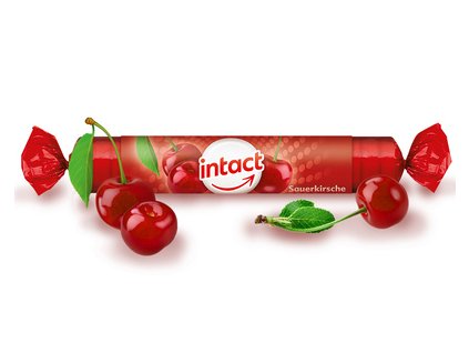 Intact rolička hroznový cukr s vit. C TŘEŠEŇ 40 g