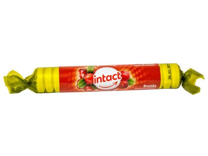 Intact rolička hroznový cukr s vit.C BRUSINKA