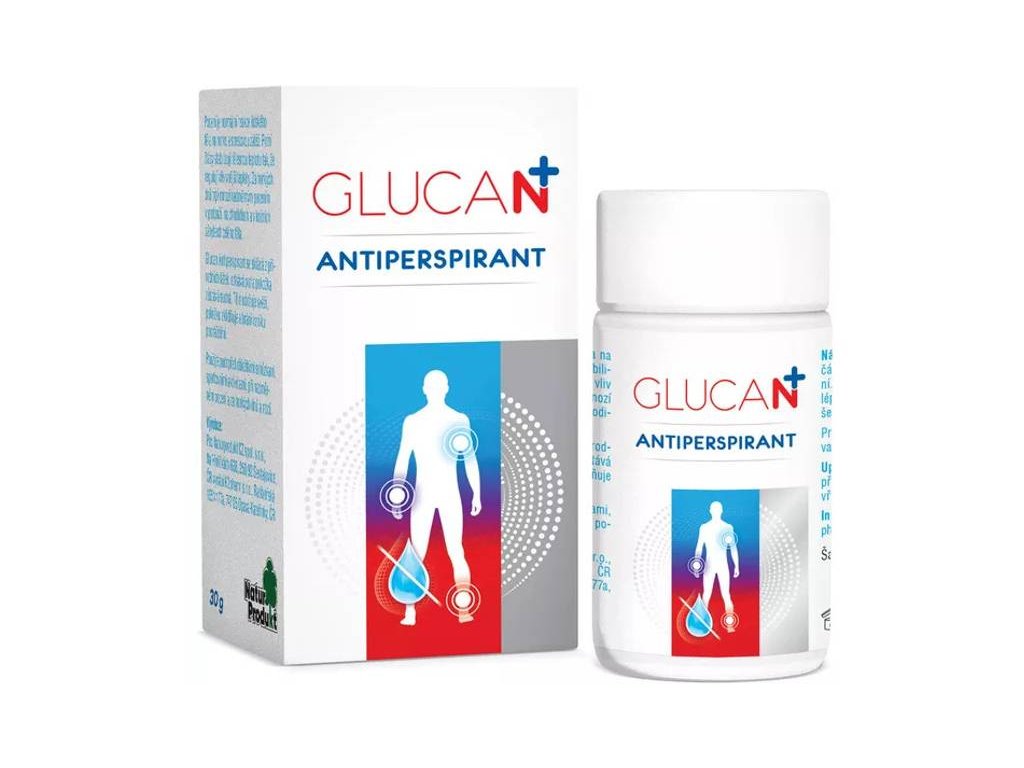 Glucan antiperspirant
