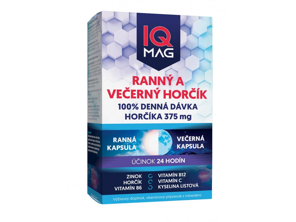 IQ Magnesium ráno a večer