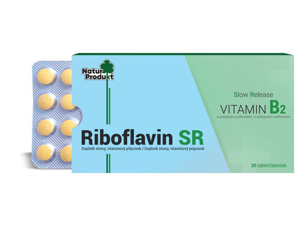 Riboflavín B2 s postupným uvoľňovaním