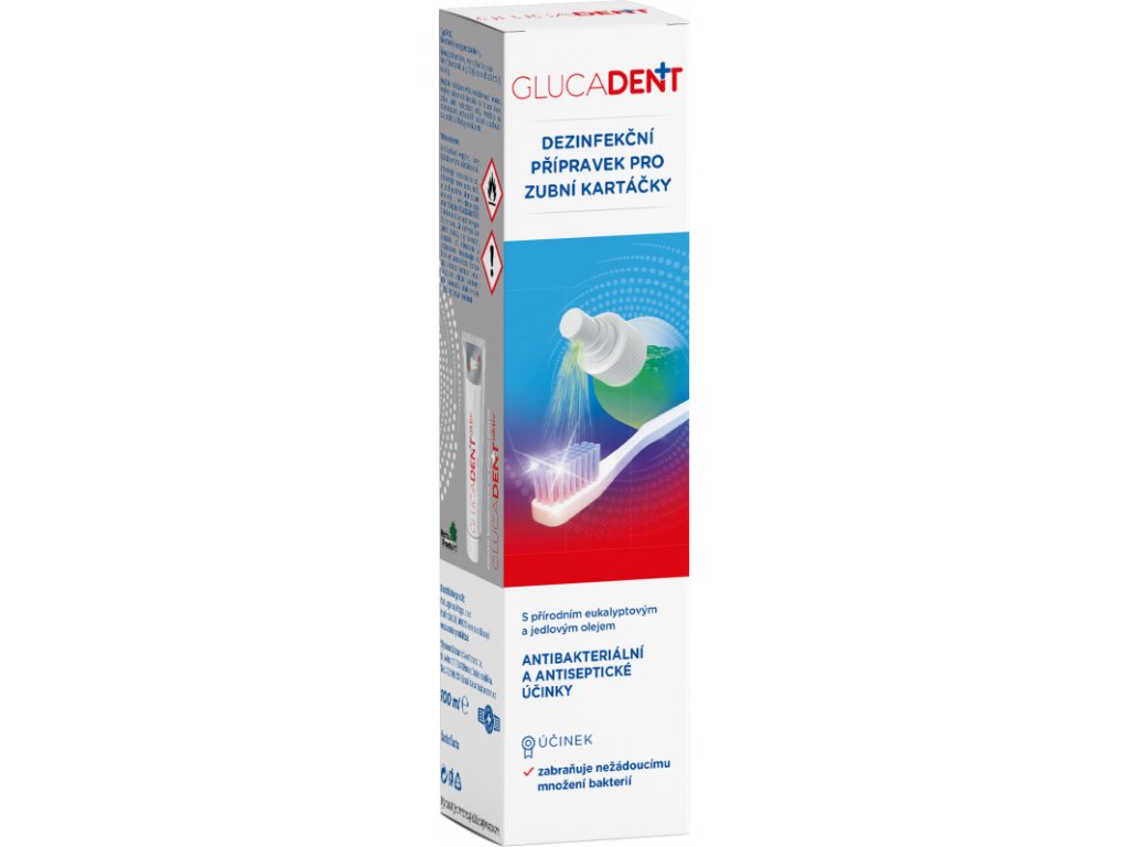 Glucadent Dezinfekcia na zubné kefky