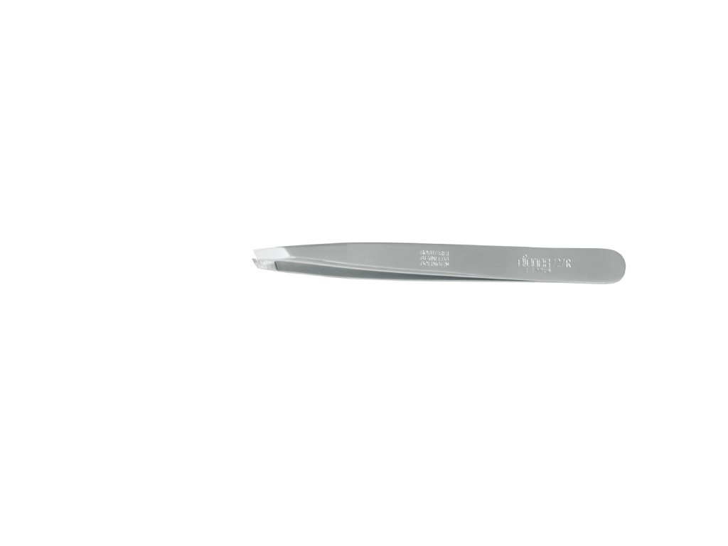 Pinzeta zalomená, matná, nerez 9,5 cm Nippes Solingen