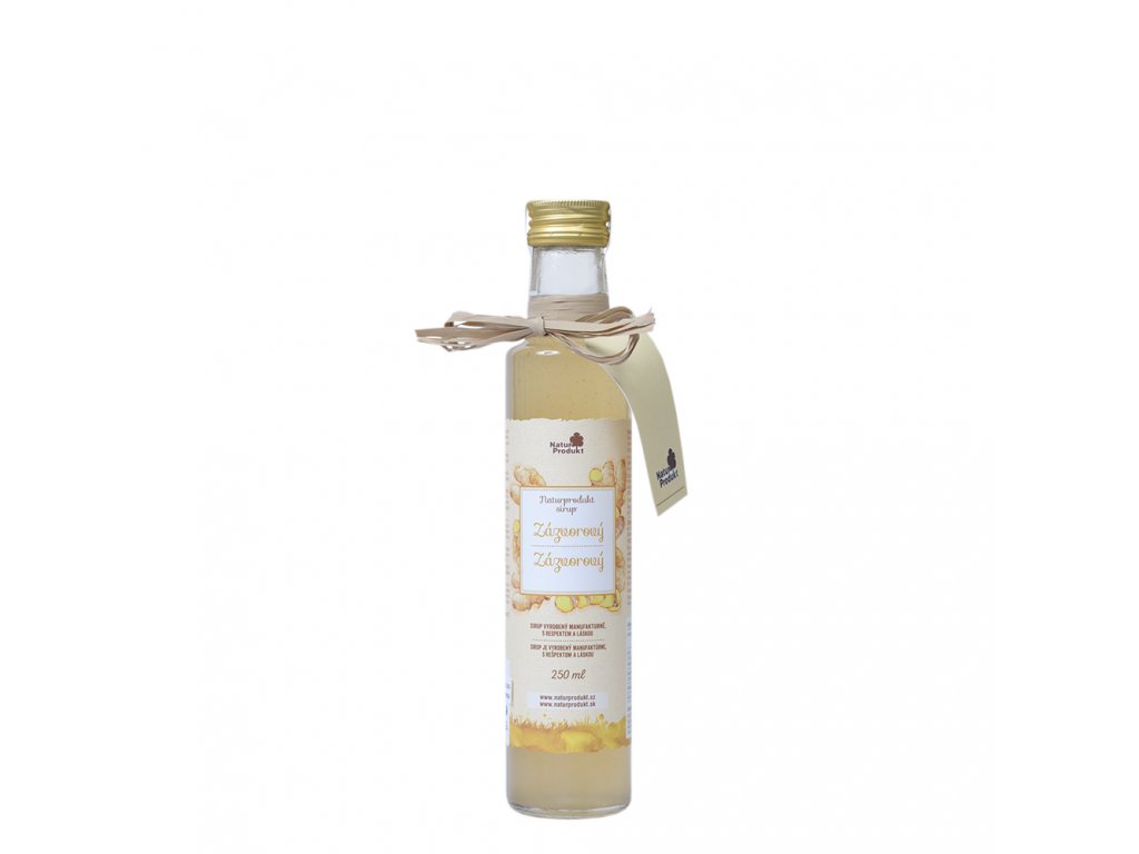 Naturprodukt Sirup Zázvorový 250 ml