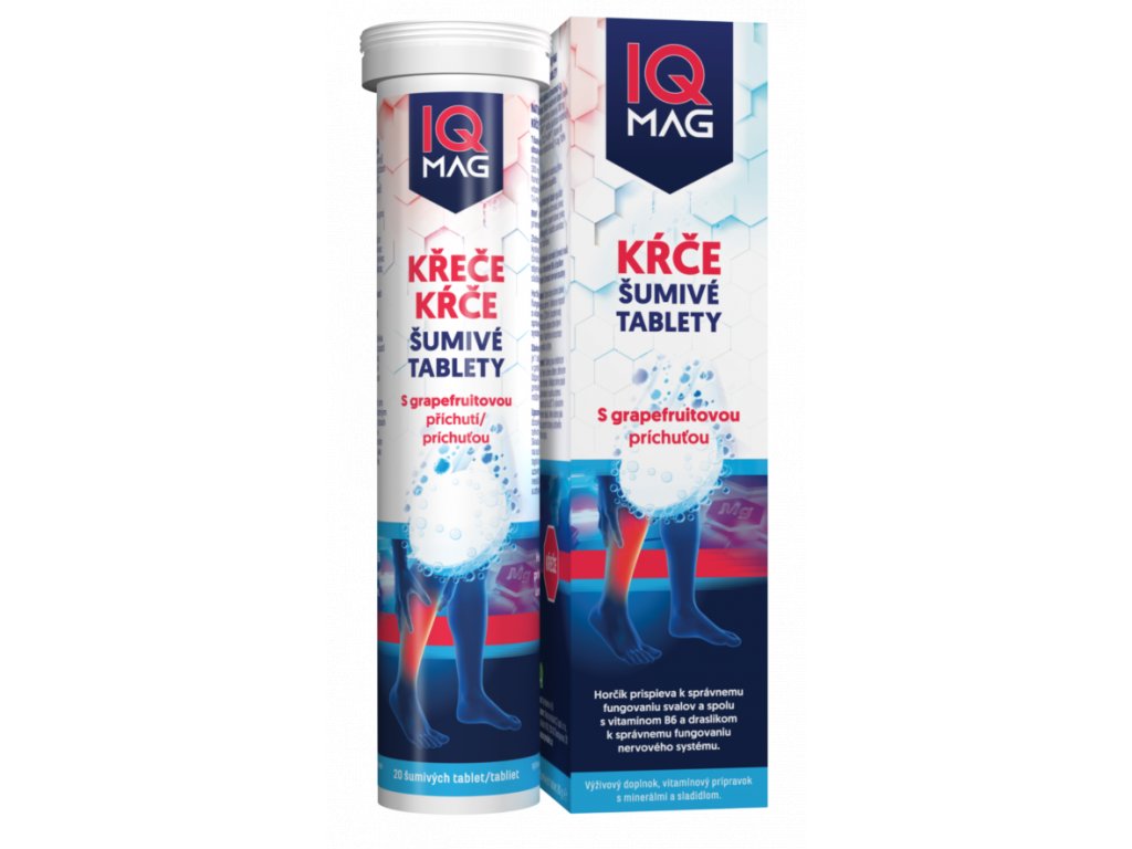 IQ Magnesium kŕče šumivé tablety