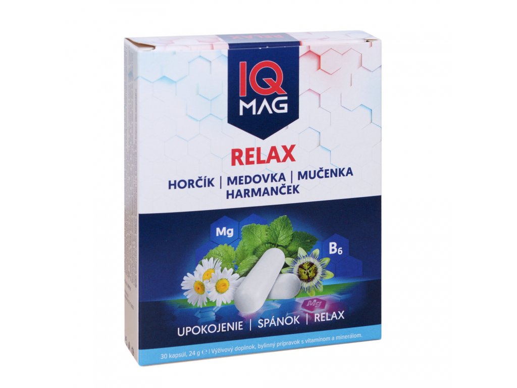 IQ Magnesium RELAX kapsule (30 cps.)