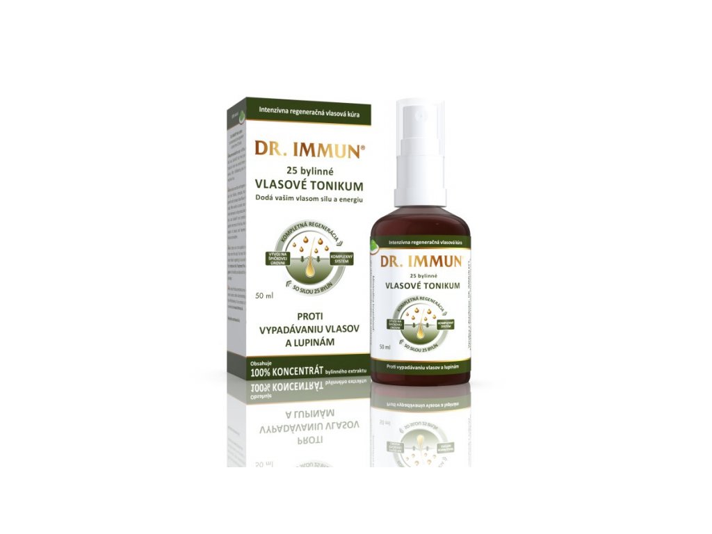 DR. Immun® Bylinné tonikum na vlasy s 25 bylinami