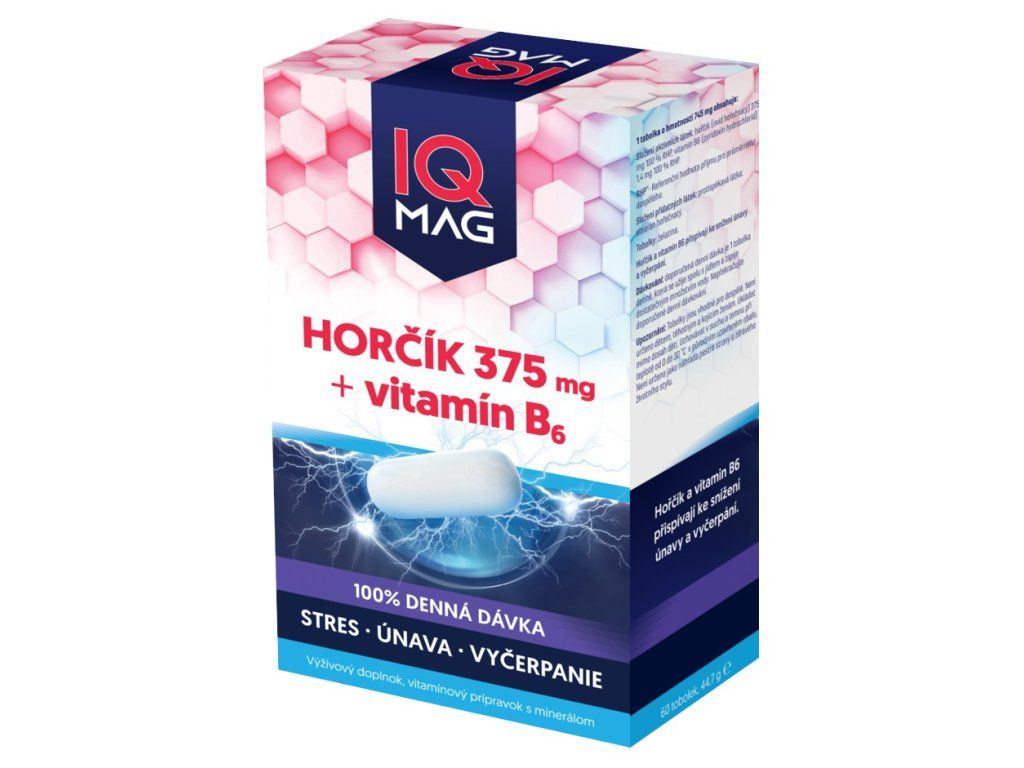 IQ Magnesium 375mq + B6 kapsule