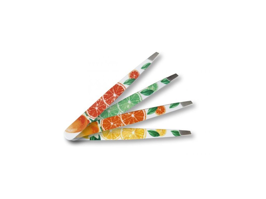 Pinzeta kozmetická skosená - citrus NIPPES Solingen