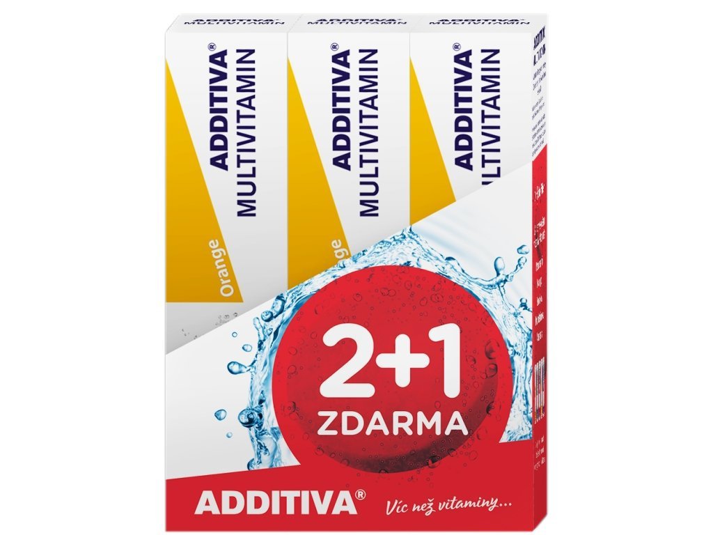ADDITIVA Multivitamín ORANGE 2+1