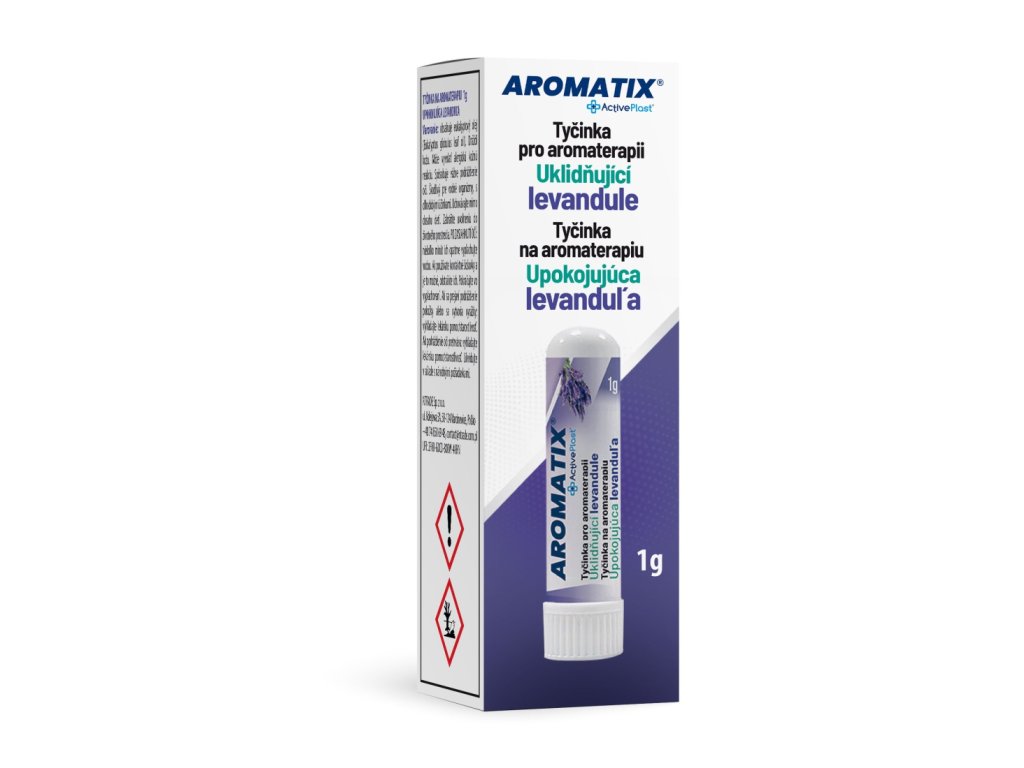 Aromatix nosový inhalátor upokojujúca levandula