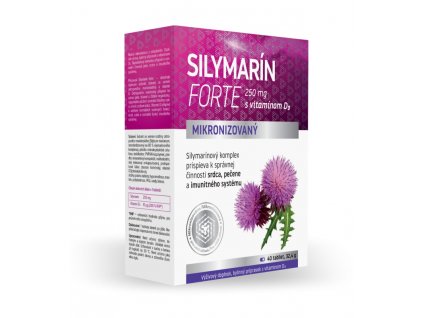 Silymarin forte 4 Pečeň + Imunitný systém, 40 tabliet