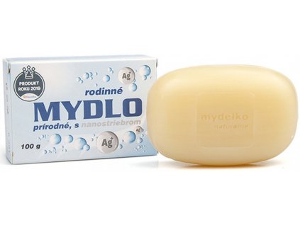 Prírodné mydlo s nanostriebrom, 100 g