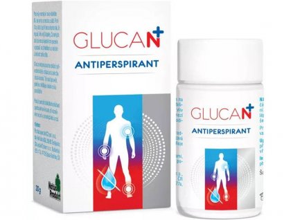 Glucan antiperspirant