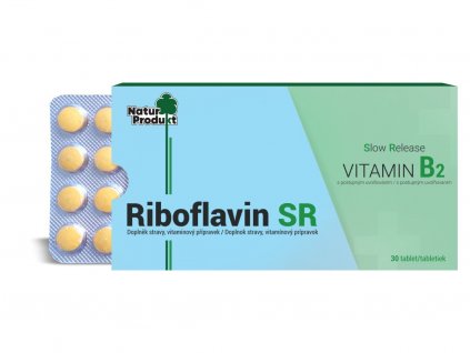 Riboflavín B2 s postupným uvoľňovaním