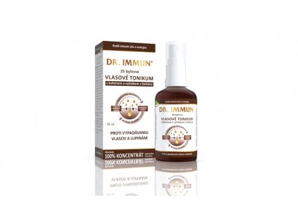 DR. Immun® Kofeínové Vlasové tonikum s 25 bylinami