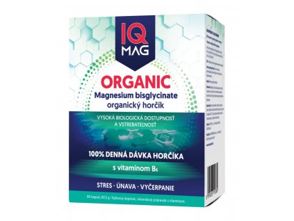 IQ Mag ORGANIC Mg+B6 tobolky 90 tob